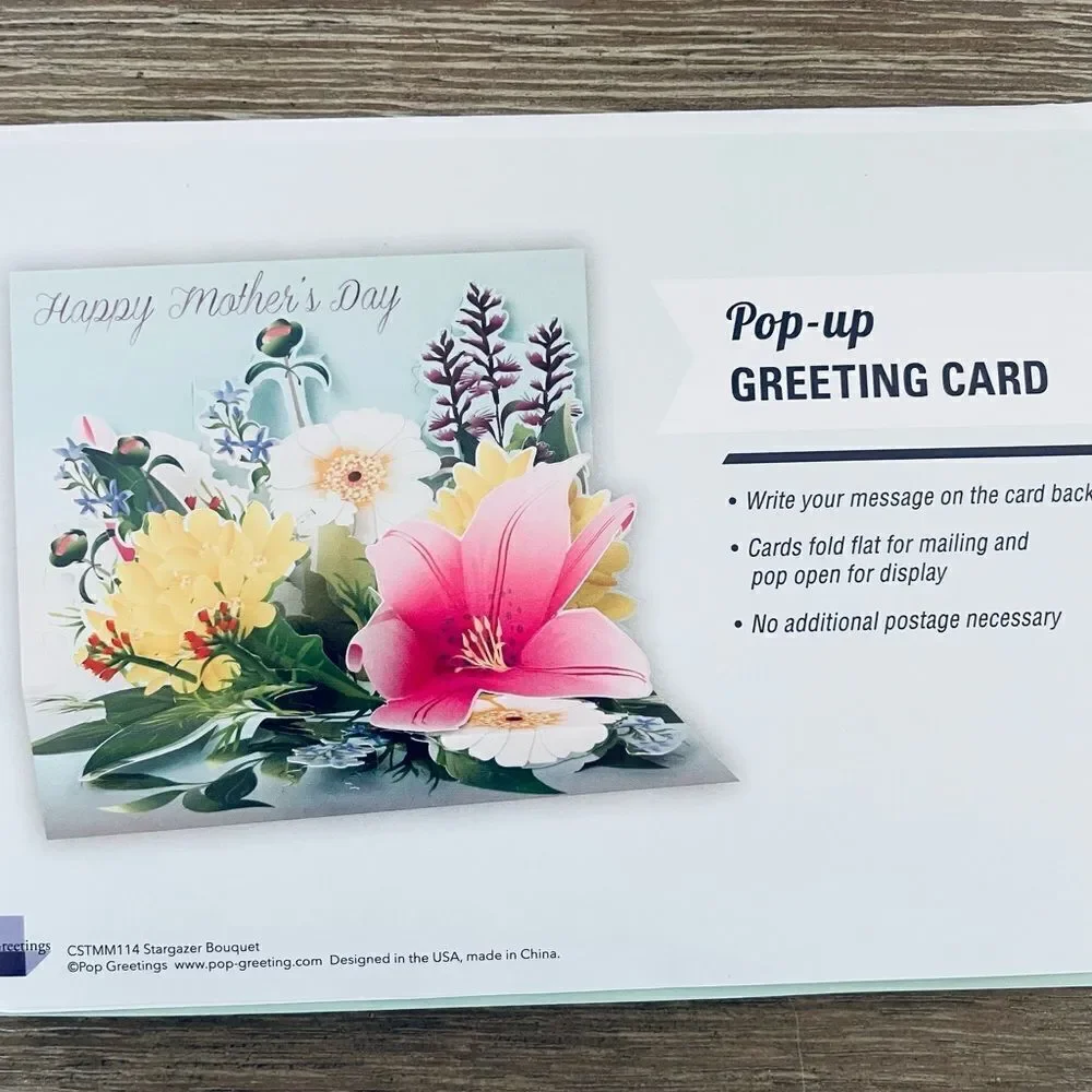 Mother’s Day Floral Pop-up Bouquet Greeting Card